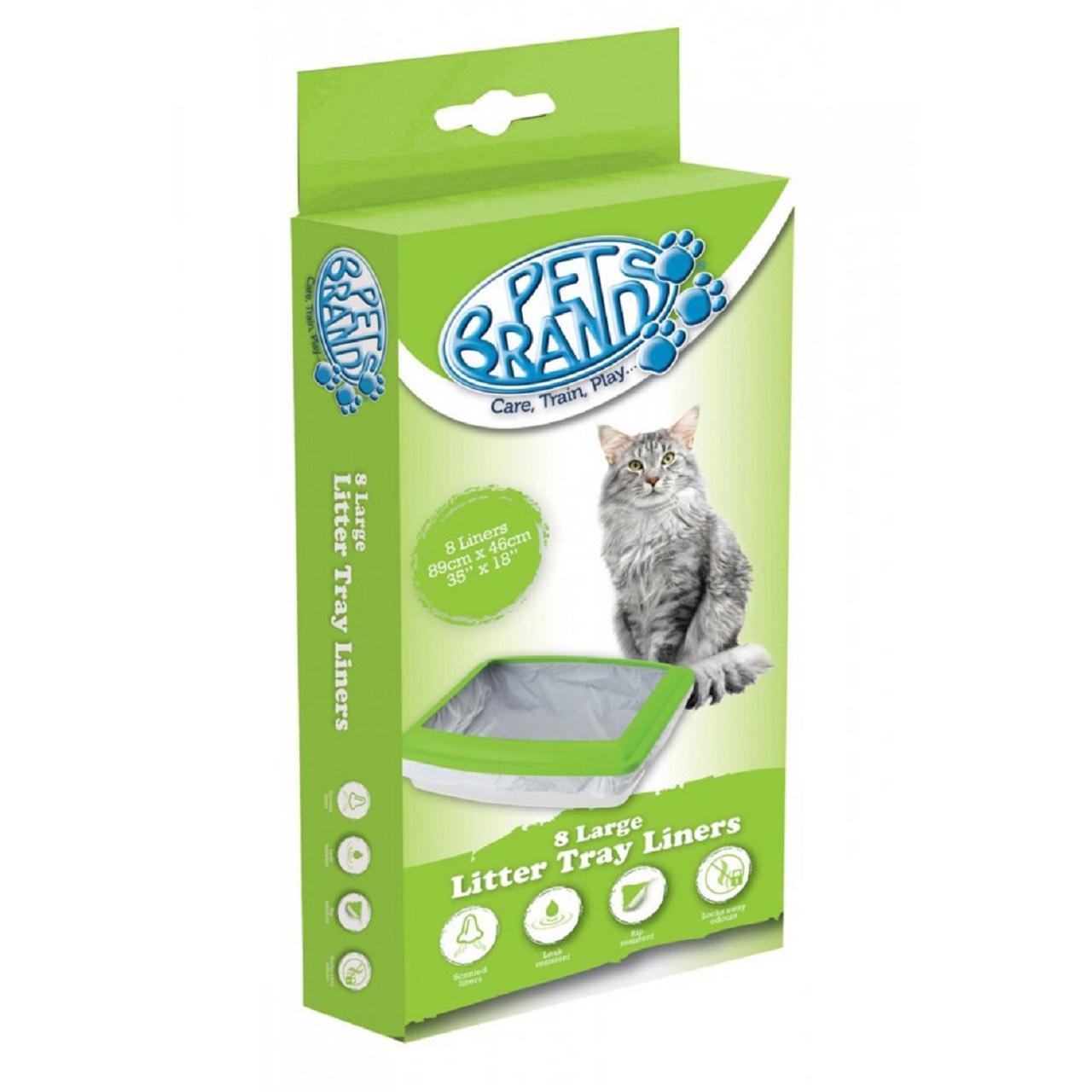 An image of Pet Brands Cat Litter Liners Large