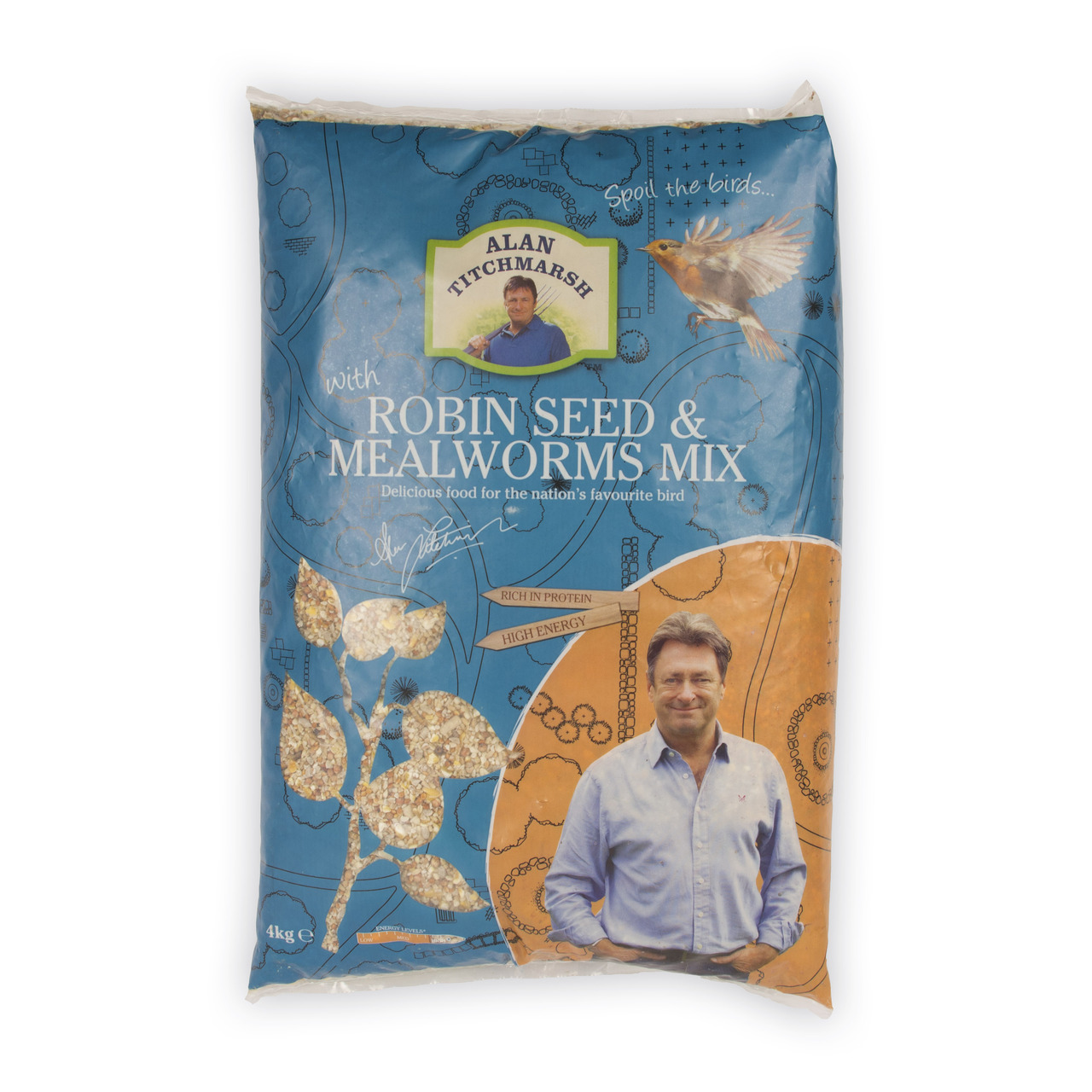 An image of Alan Titchmarsh Robin Seed Mix 4kg