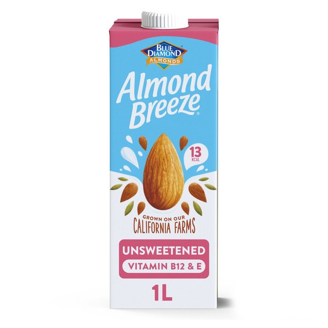 Almond Breeze Long Life Unsweetened Almond Milk Alternative, 1l