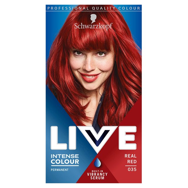 Schwarzkopf Live Real Red 35 Permanent Hair Dye, 142ml