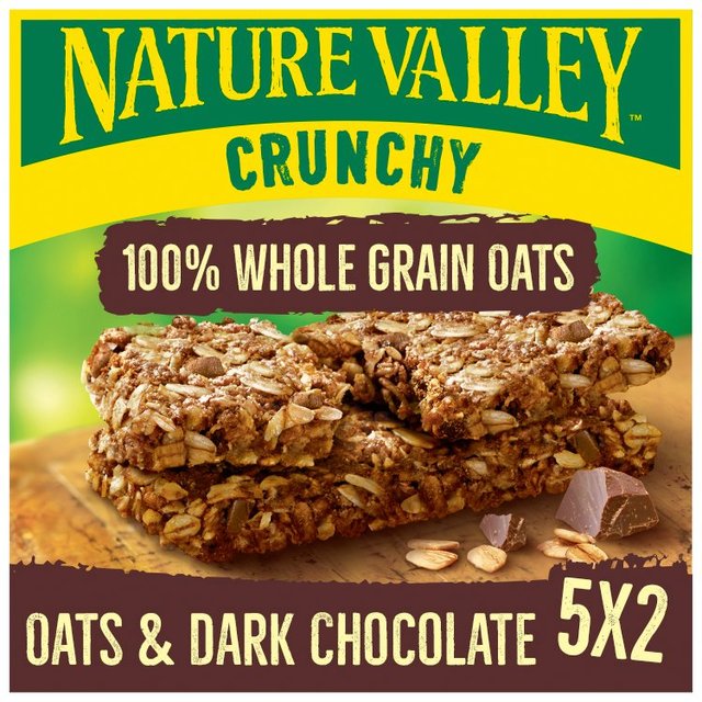 Nature Valley Crunchy Oats & Dark Chocolate Cereal Bars, 5 x 42g