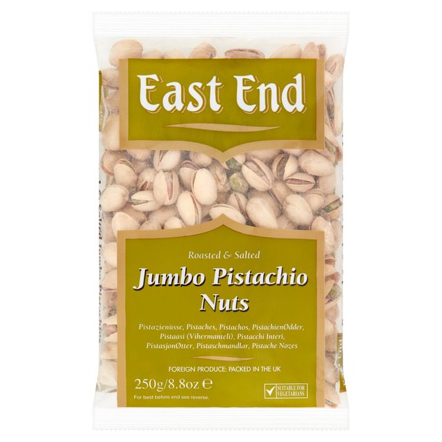 East End Jumbo Salted Pistachios, 250g