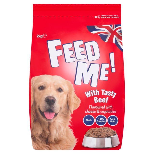 HiLife Feed Me! Beef & Cheese Dry Dog Food, 2kg