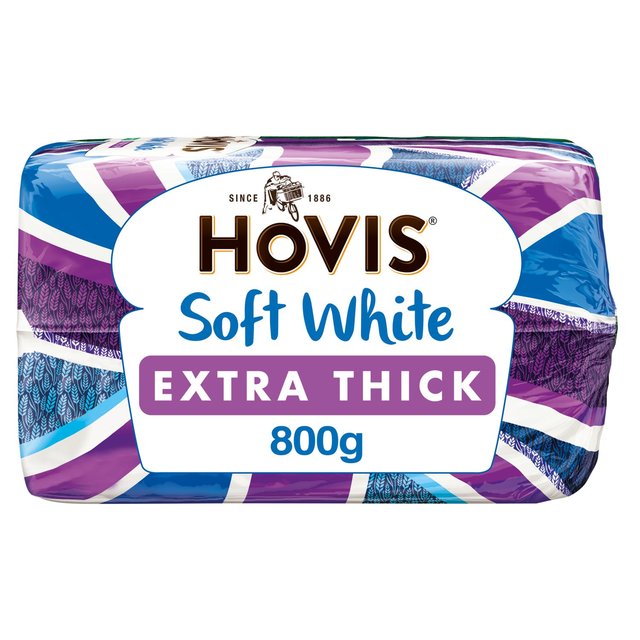 Hovis Soft White Extra Thick, 800g
