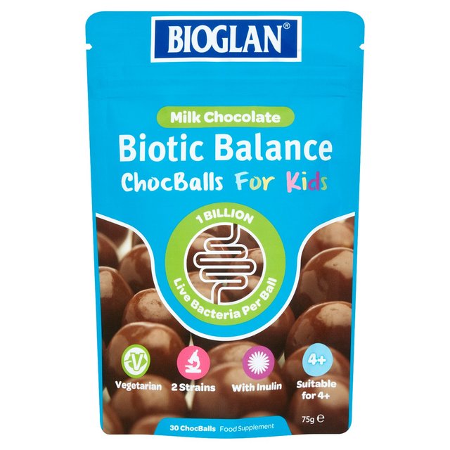Bioglan Biotic Balance Kid’s Milk Chocballs, 75g