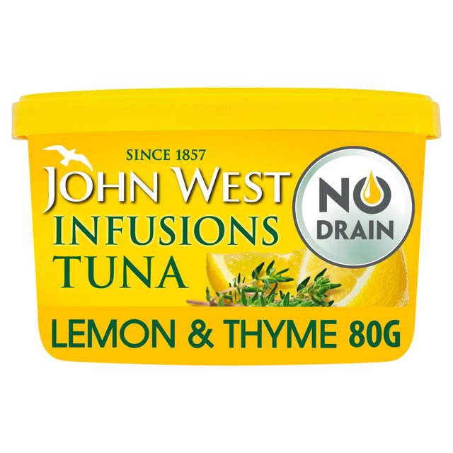 John West Tuna Infusions With Lemon & Thyme, 80g