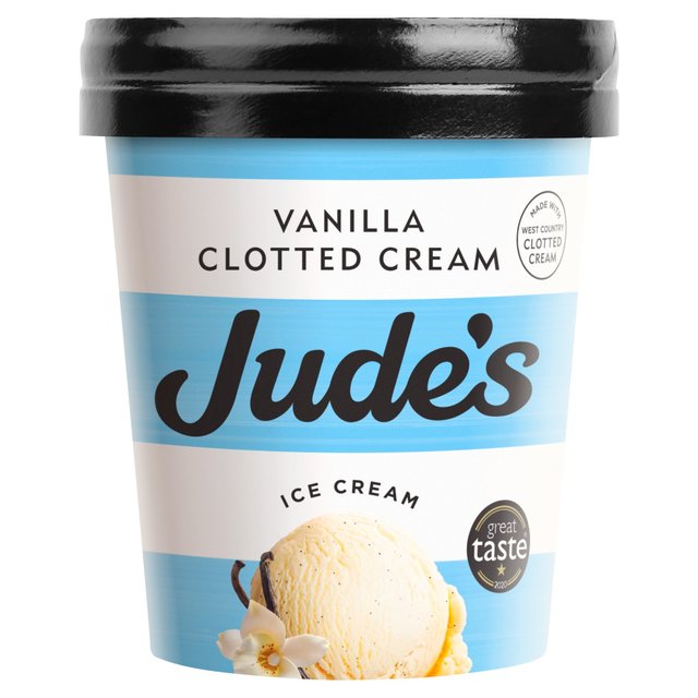 Jude’s Vanilla Clotted Cream Ice Cream, 460ml