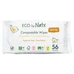 Eco by Naty Sensitive Compostable Wipes 56 per pack