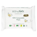 Eco by Naty Unscented Wipes, Travel Pack