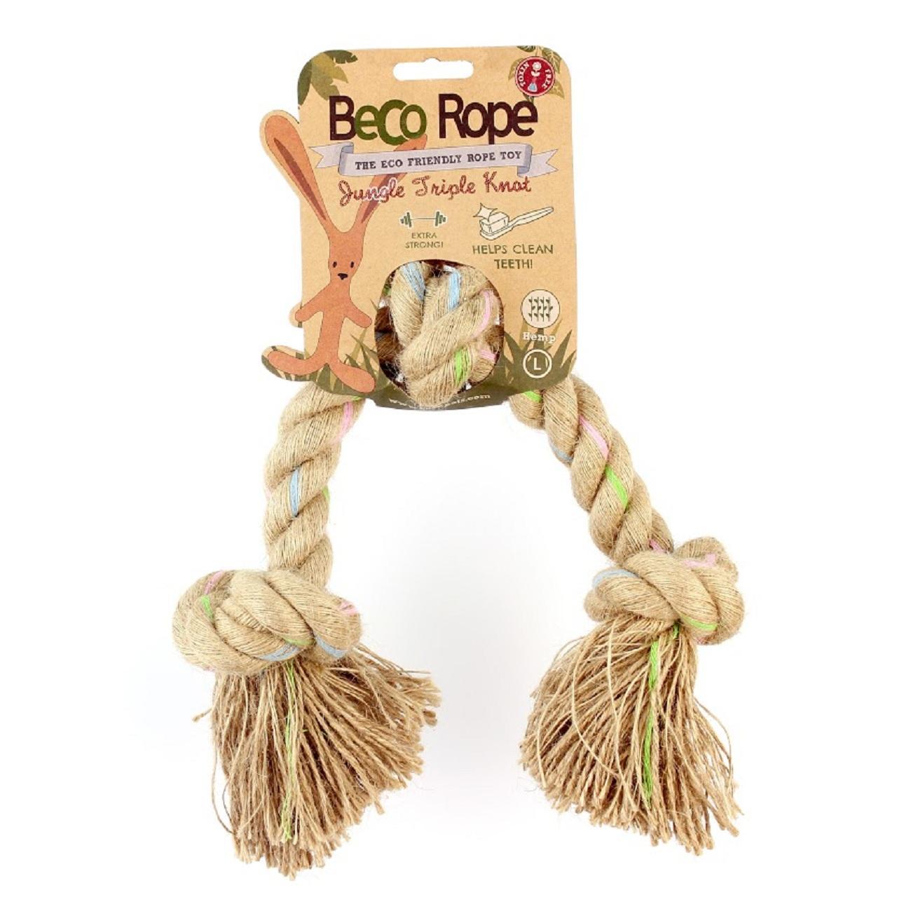 An image of Beco Pets Jungle Rope Triple Knot Large