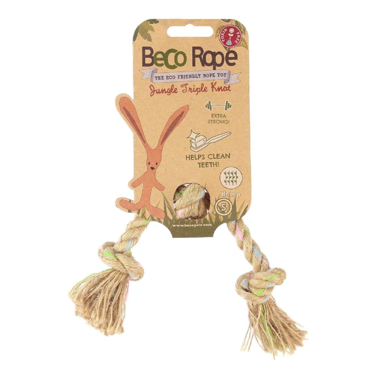 An image of Beco Pets Jungle Rope Triple Knot Small