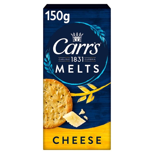 Carr’s Melts Cheese Crackers, 150g