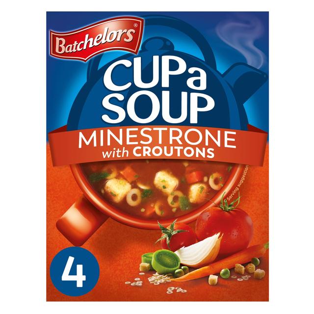 Batchelors Minestrone Cup A Soup, 4 x 23.5g