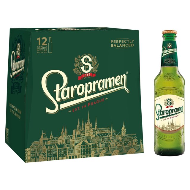 Staropramen Premium Czech Lager, 12 x 330ml
