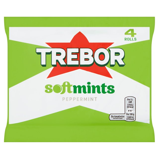 Trebor Softmints Peppermint Mint Rolls, 179g
