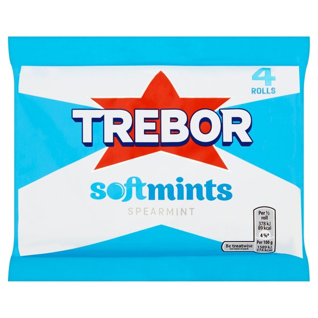 Trebor Softmints Spearmint Mint Rolls, 179g