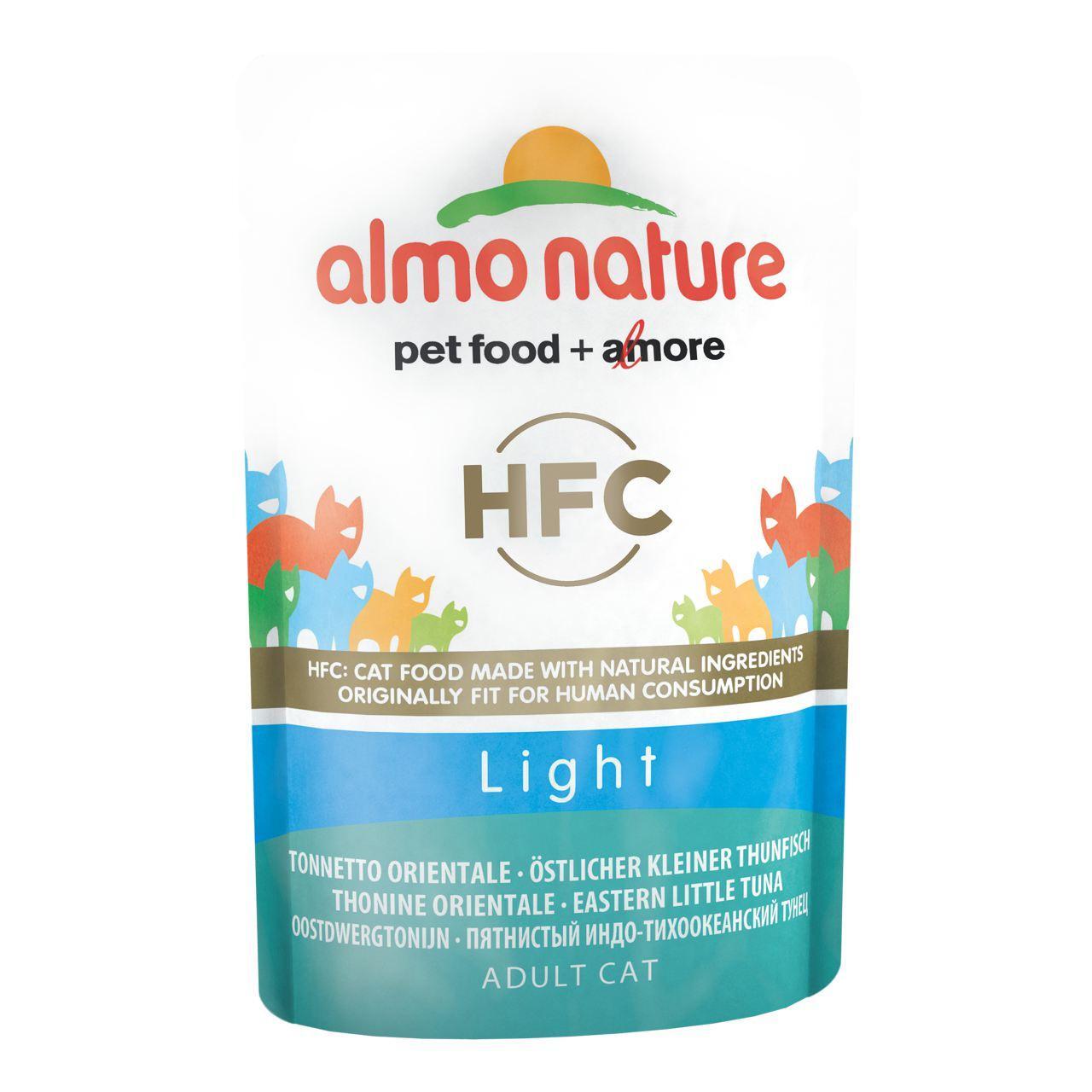 An image of Almo Nature Classic Light with Eastern Little Tuna Cat Pouch