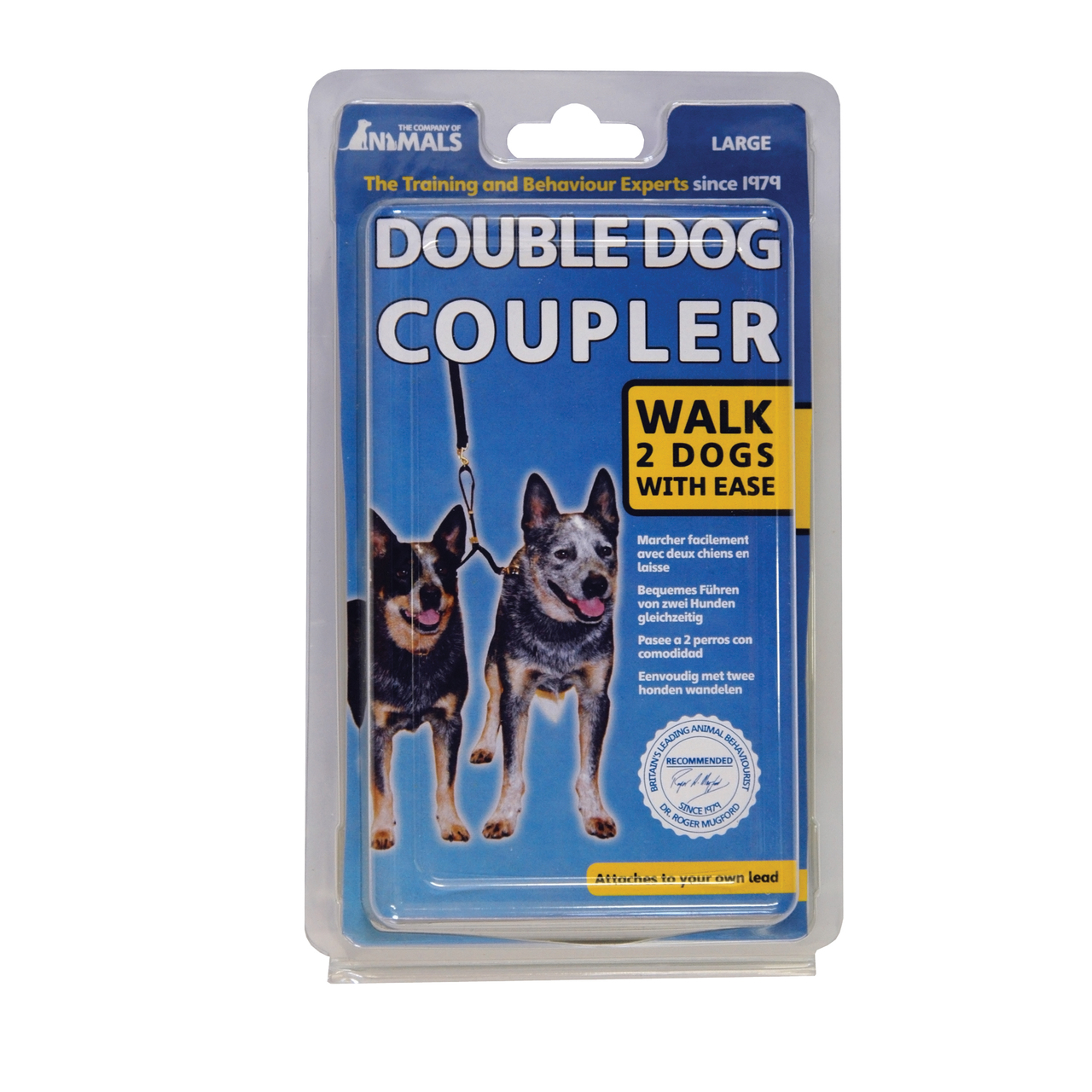 An image of Company Of Animals Double Dog Coupler Large