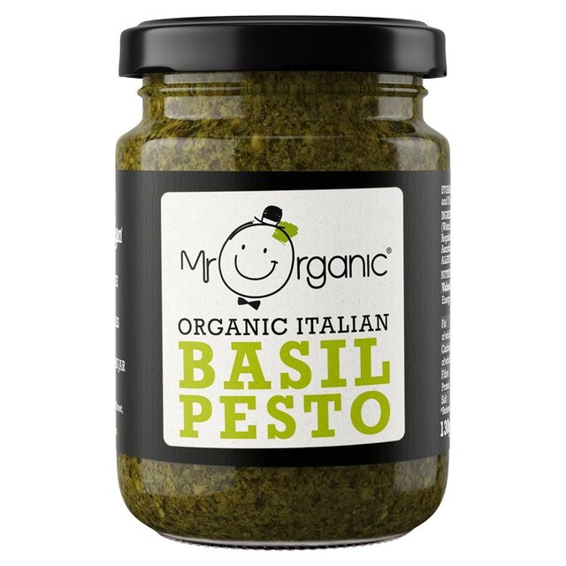 Mr Organic Vegan Basil Pesto, 130g