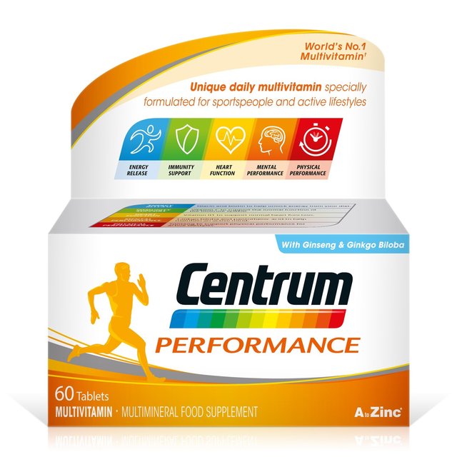 Centrum Performance Multivitamins With Vitamins D & C Tablets, 60 Per Pack