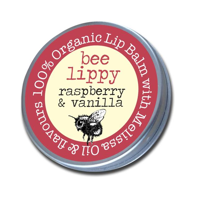 Beefayre Raspberry & Vanilla Lip Balm, 10g
