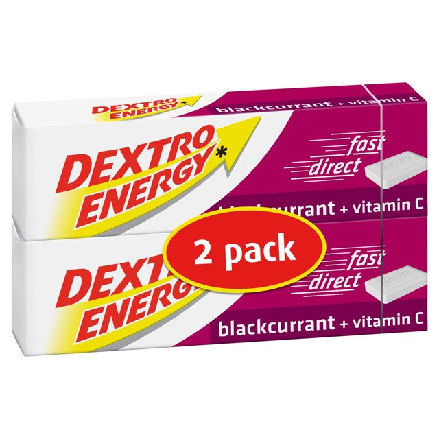 Dextro Blackcurrant + Vitamin C Energy Tablets, 2 x 14 per Pack