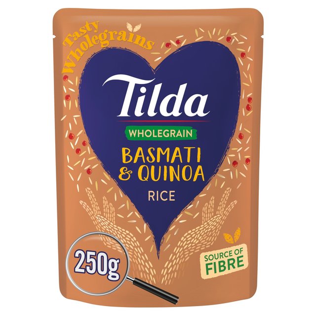 Tilda Steamed Wholegrain Basmati & Quinoa, 250g