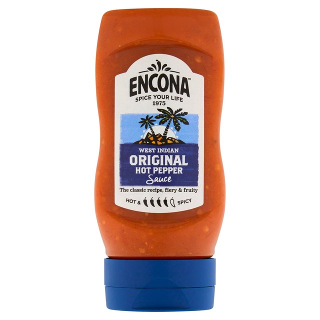 Encona West Indian Hot Pepper Sauce, 285ml