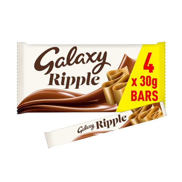 Galaxy Ripple Chocolate Bars Multipack, 120g