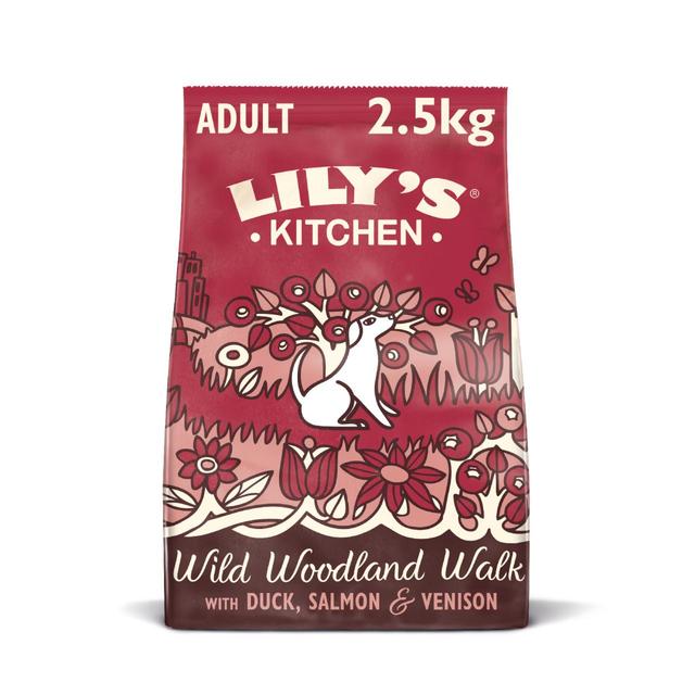 Lily’s Kitchen Dog Duck, Salmon & Venison Wild Woodland Walk Adult Dry Food, 2.5kg