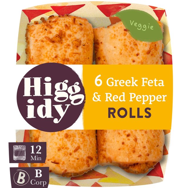 Higgidy Feta & Red Pepper Veggie Rolls, 160g