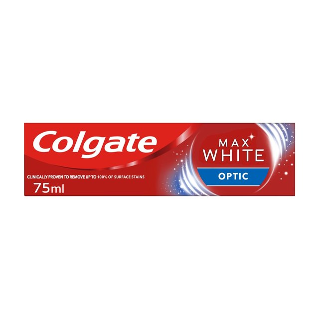 Colgate Max White Optic Whitening Toothpaste, 75ml