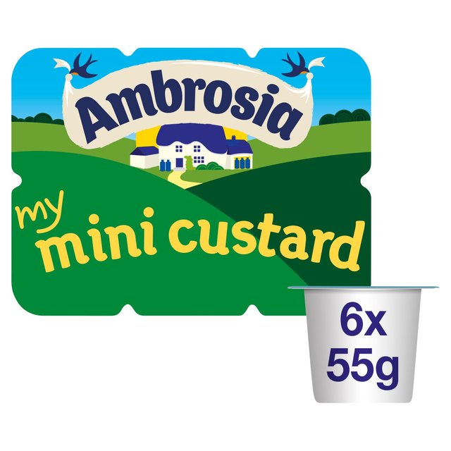 Ambrosia My Mini Custard Pots, 6 x 55g
