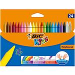 BIC Kids Plastidecor Crayons Wallet of 24