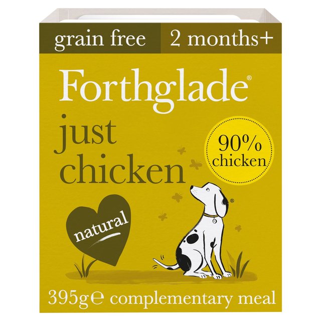 Forthglade Just Chicken Grain Free Wet Dog Food, 395g