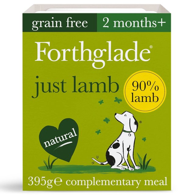 Forthglade Just Lamb Grain Free Wet Dog Food, 395g