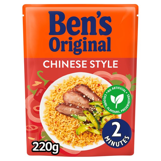 Bens Original Chinese Style Microwave Rice, 220g