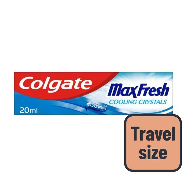 Colgate Max Fresh Cooling Crystals Travel Size Toothpaste, 20ml