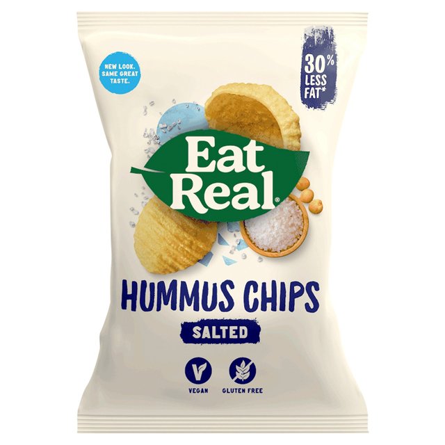 Eat Real Hummus Sea Salt Flavoured Chips, 135g