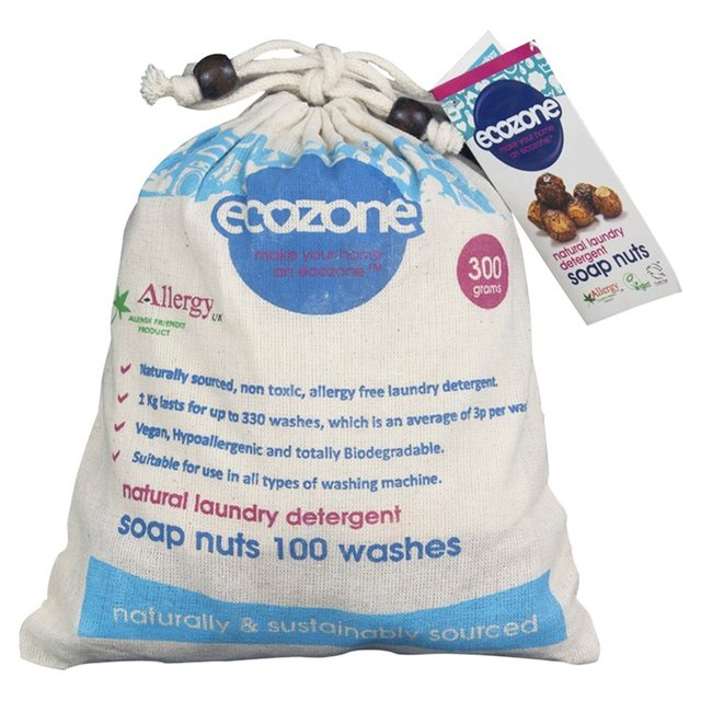 Ecozone Organic Soap Nuts 100 Washes, 300g