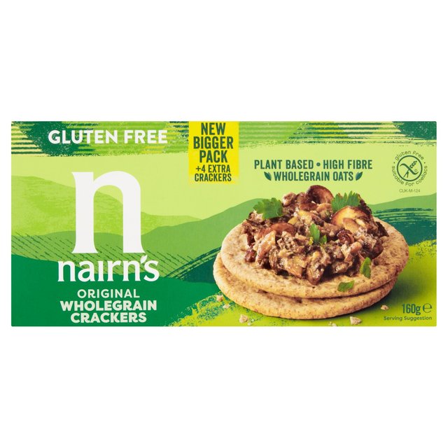 Nairn’s Gluten Free Wholegrain Crackers, 160g