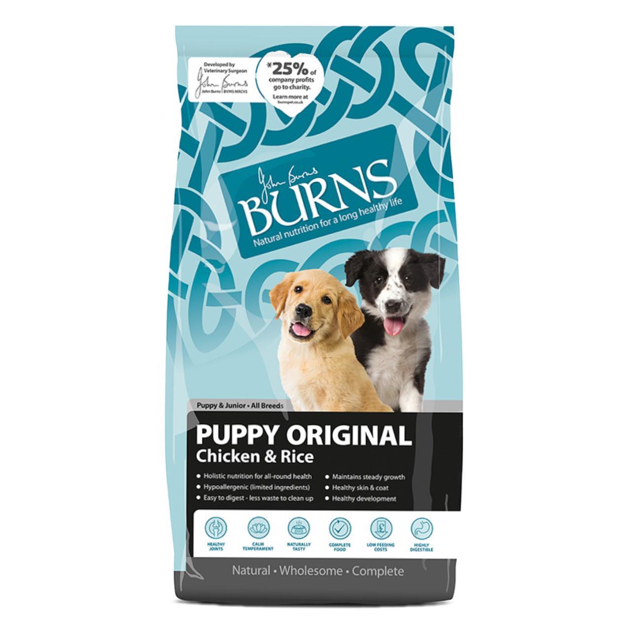 An image of Burns Puppy Original Chicken & Brown Rice All Breeds