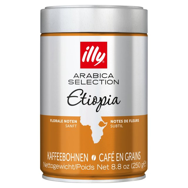 Illy Monoarabica Ethiopia Yirgacheffe Beans, 250g