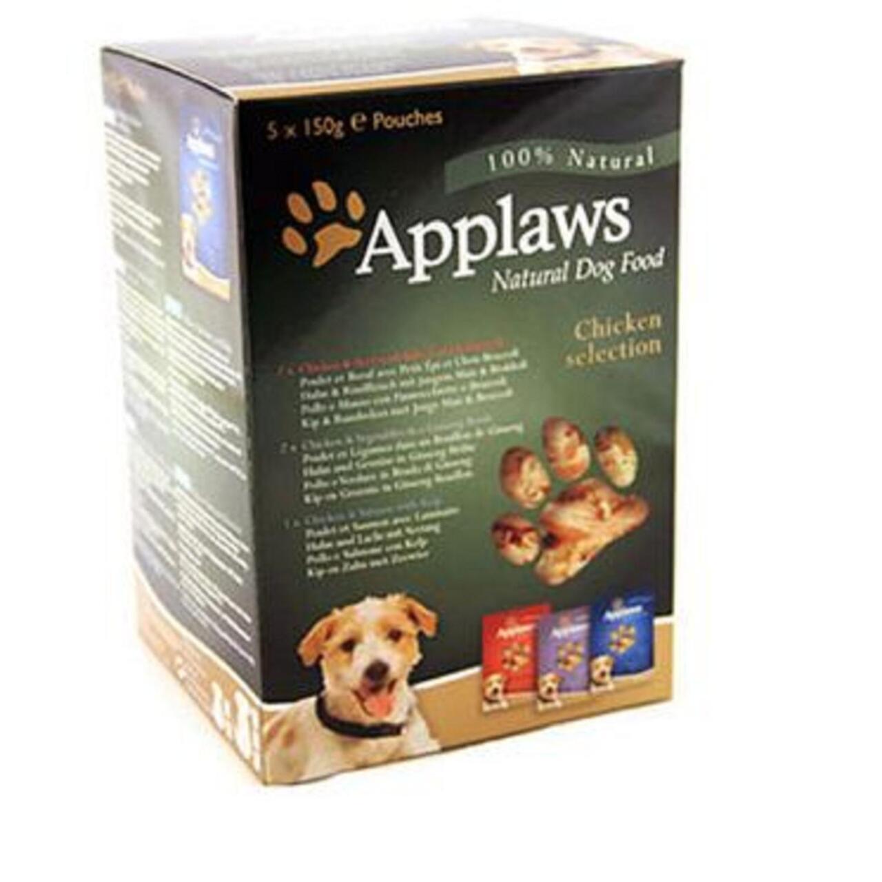 An image of Applaws Dog Pouch Chicken Selection