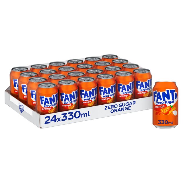Fanta Orange Zero, 24 x 330ml