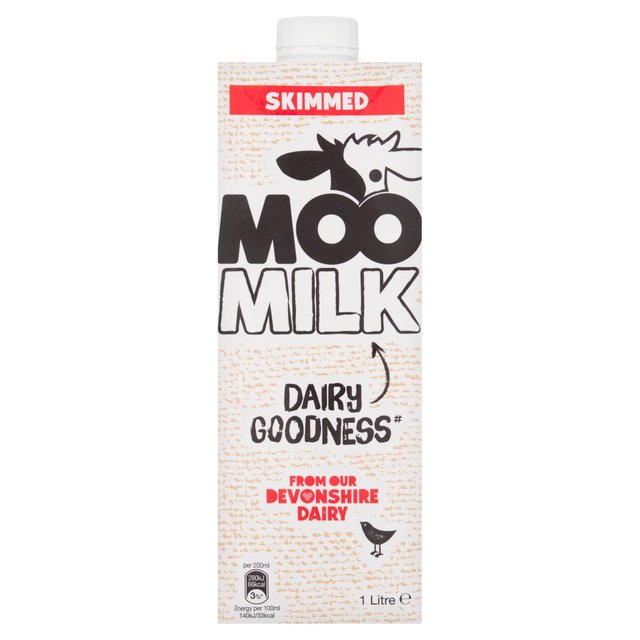Moo Skimmed Long Life Milk, 1l