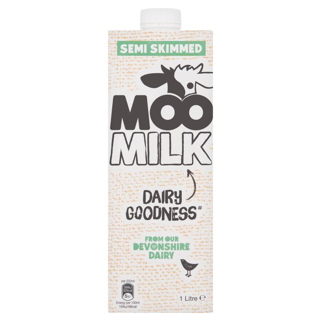 Moo Semi Skimmed Long Life Milk, 1l