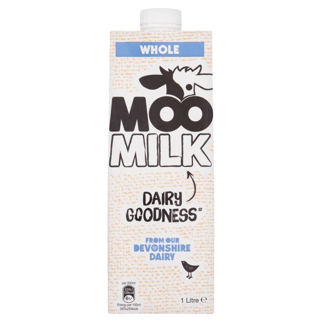 Moo Whole Long Life Milk, 1l