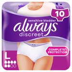 Always Discreet Incontinence Pants L