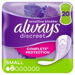 Always Discreet Incontinence Pads Small